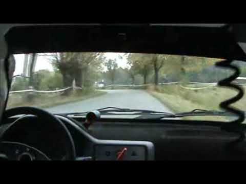 Onboard załogi Knopt/Jastrzębski. 19 Rajd Dolnośląski. Os Sokołówka.