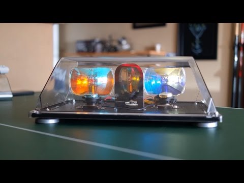CODE 3 LP MINI LIGHTBAR with BLUE/AMBER D-TECH ROTATORS