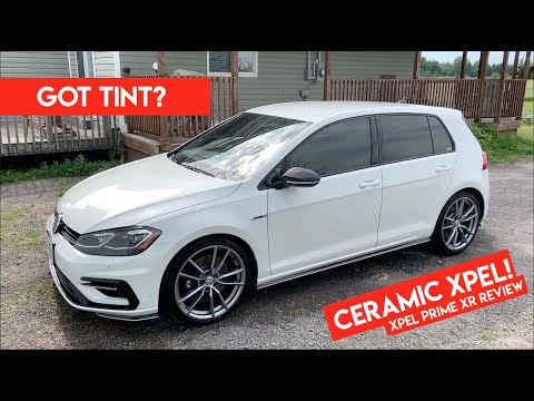 CERAMIC TINT! XPEL PRIME XR Golf R Tint Review - Netcruzer CARS