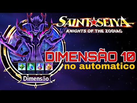 DIMENSÃO 10 no automático - Sugestão de Equipe para fechar | Saint Seiya Awakening KotZ #0067