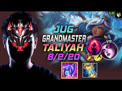 GrandMaster Taliyah Jungle vs Morgana - 천상계 정글 탈리야 템트리 룬 루덴 수확 タリヤ Талия 岩雀 塔莉雅 - LOL KR 11.10