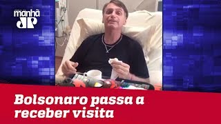 Bolsonaro melhora dieta e passa a receber visita