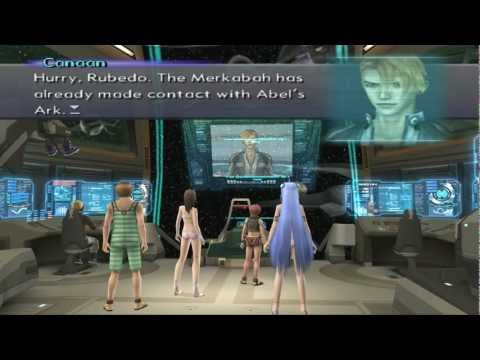 Xenosaga III HD Cutscene 237 - Canaan's Warning (Elsa Bridge) - ENGLISH - SWIMSUIT MODE