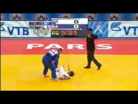 JUDO 2011 World Championships: Aliaksandr Stsiashenka (BLR) - Sirazhudin Magomedov (RUS)