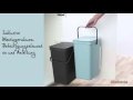 Brabantia Recyclingbehälter Sort & Go 16 l, Hellgrün