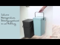 Brabantia Recyclingbehälter Sort & Go 16 l, Dunkelgrau