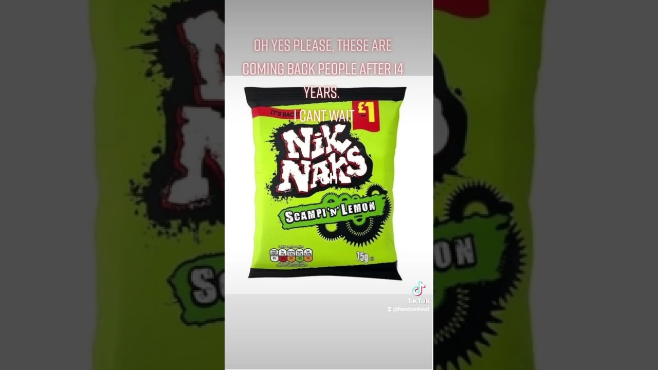 Watch video Nik Naks Lemon and scampi are coming back after 14 years Now Nik Naks Lemon and scampi are coming back after 14 years