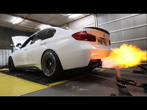 BMW F30 330e B48 Hybrid on Steroids Stage 4 F80Paul Custom Tune via BM3 with BigBoost Turbo on Dyno