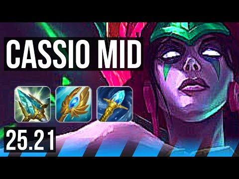 CASSIOPEIA vs ZED (MID) | Dominating | VN Challenger | 25.21