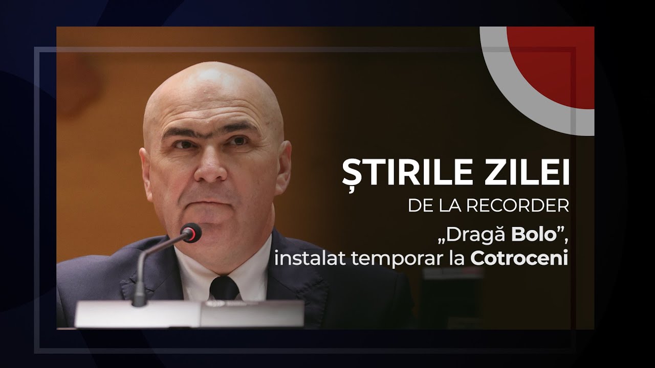 12 FEBRUARIE 2025. „Dragă Bolo”, instalat temporar la Cotroceni