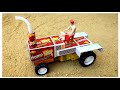 How To Make Tractor From Matchbox Diy Tractor Model Matchboxtractor Tractor Drawing DIY Toys