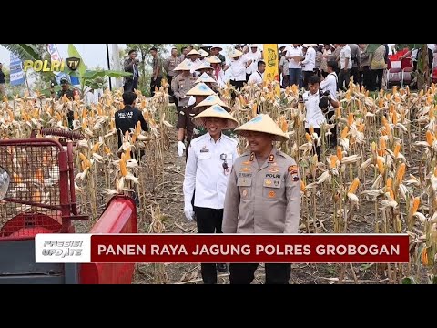 PRESISI UPDATE: POLRES GROBOGAN SUKSES GELAR PANEN RAYA JAGUNG DI LAHAN 274 HEKTARE 17/04/25 (20.30)