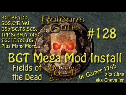 Let's Play Baldur's Gate Trilogy Mega Mod Part 128 - Fields of Dead
