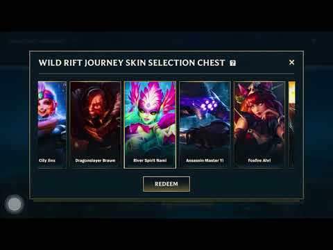 Wild Rift Journey Selection Skin Chest(River Spirit Nami)