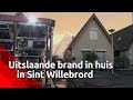 Grote uitslaande brand in huis Sint Willebrord, vuur is onder controle