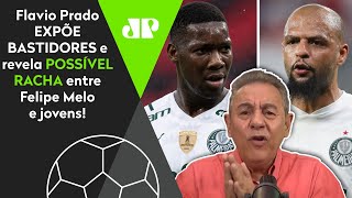 Flavio Prado expõe racha entre Felipe Melo e jovens do Palmeiras