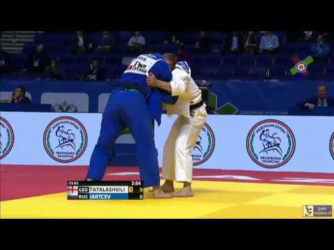 Judo 2016 European Championships Kazan: Tatalashvili (GEO) - Iartcev (RUS) [-73kg] bronze