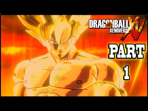Dragonball Xenoverse Walkthrough Part 1 - THE ULTIMATE SUPER SAIYAN CHARACTER CREATION!