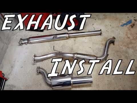 How To: Install A New Exhaust on Mazda 3 (SRS EBAY EXHAUST)