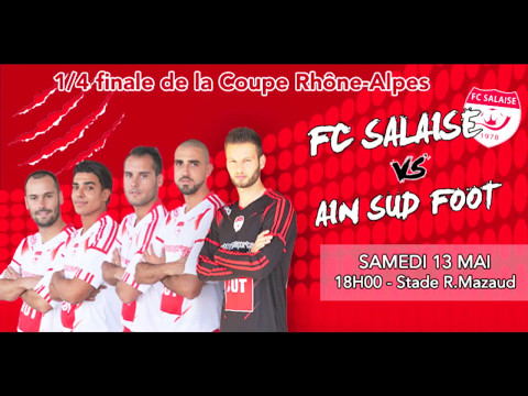 Teaser Coupe Rhone Alpes - FC Salaise vs Ain Sud Foot