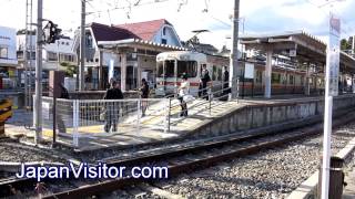preview picture of video 'JR Train at Tenryukyo Station Nagano | 天竜峡駅JR電車'