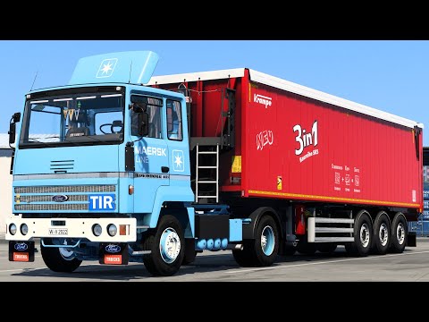Ford Transcontinental - Trailer Krampe SKS30 1050 | Euro Truck Simulator 2