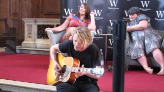 Jamie Campbell Bower singing at London event &#39;Get your guns&#39; - 4/07/13 PART ONE