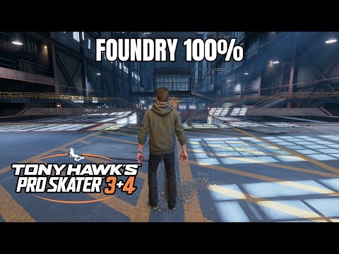 Tony Hawk's Pro Skater 3+4: Foundry Walkthrough - All Park Goals and Collectibles