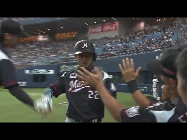 【2回表】打撃好調のマリーンズ・田村!! 4試合連続打点は同点アーチ!! 2017/8/20 Bs-M