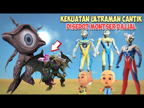 ULTRAMAN UPIN IPIN SAVES THE POWER OF THE BEAUTIFUL ULTRAMAN SUCKED BY THE MONSTER DAJJAL, GTA 5 ...