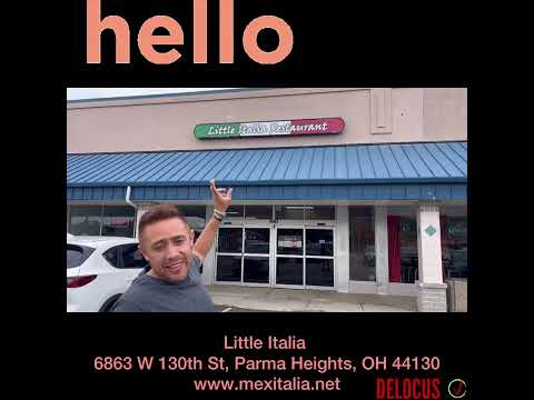 incrível experiência gastronômica no Little Italia Restaurant em Parma Hts, Ohio!