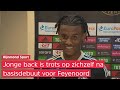 'Kon NIET SLAPEN' | BENITA was 'HEEL ZENUWACHTIG' voor basisdebuut in FEYENOORD 1