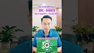 Sóng KQKD quý 3 - DBC LN ròng khủng Quý 3 tăng 813%, cả năm 1971%