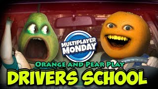 Annoying Orange and Pear play Driving Simulator 2017 [Multiplayer Monday]