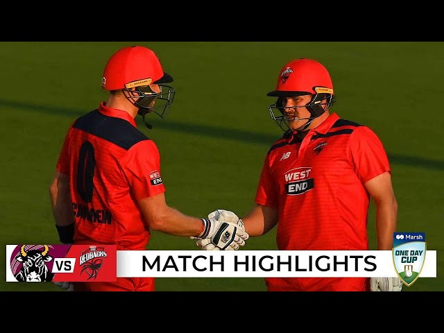 McAndrew, Manenti deliver for Redbacks with bat and ball | Marsh Cup McAndrew, Manenti deliver for Redbacks with bat and ball | Marsh Cup