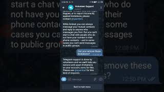 How to remove the Limitations on telegram account 💯 proof‼️