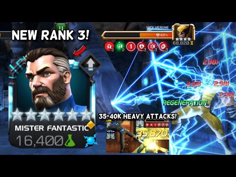 Clapping ROL Wolverine! | New Rank 3 - 6 Star Buffed Mr Fantastic | Marvel Contest of Champions