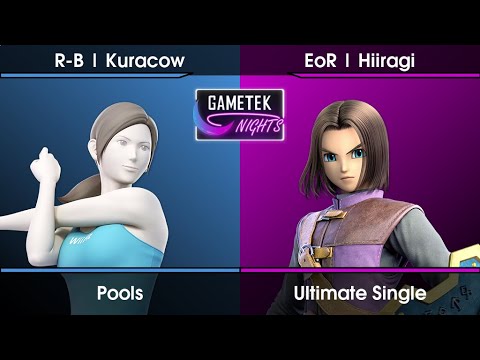 Gametek Night 2023.16 Pools - Kuracow (Wii Fit Trainer) Vs. Hiiragi (Hero) SSBU Ultimate Tournament