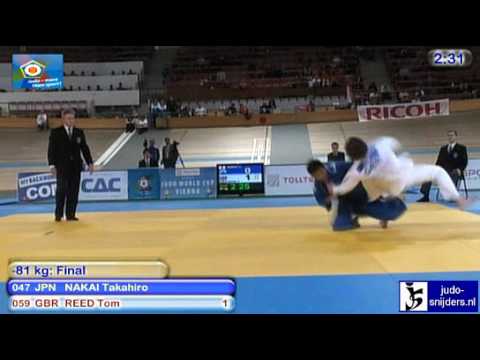 Judo 2010 World Cup Vienna: Takahiro Nakai (JPN) - Tom Reed (GBR) [-81kg] final.