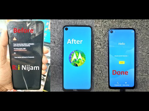 Motorola One Action XT2013 Hang Logo Fix - All Problem Done - R.i Nijam