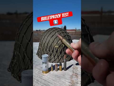 Belgian M1 Helmet BULLETPROOF? *test* #civtac #gun #fullautofriday