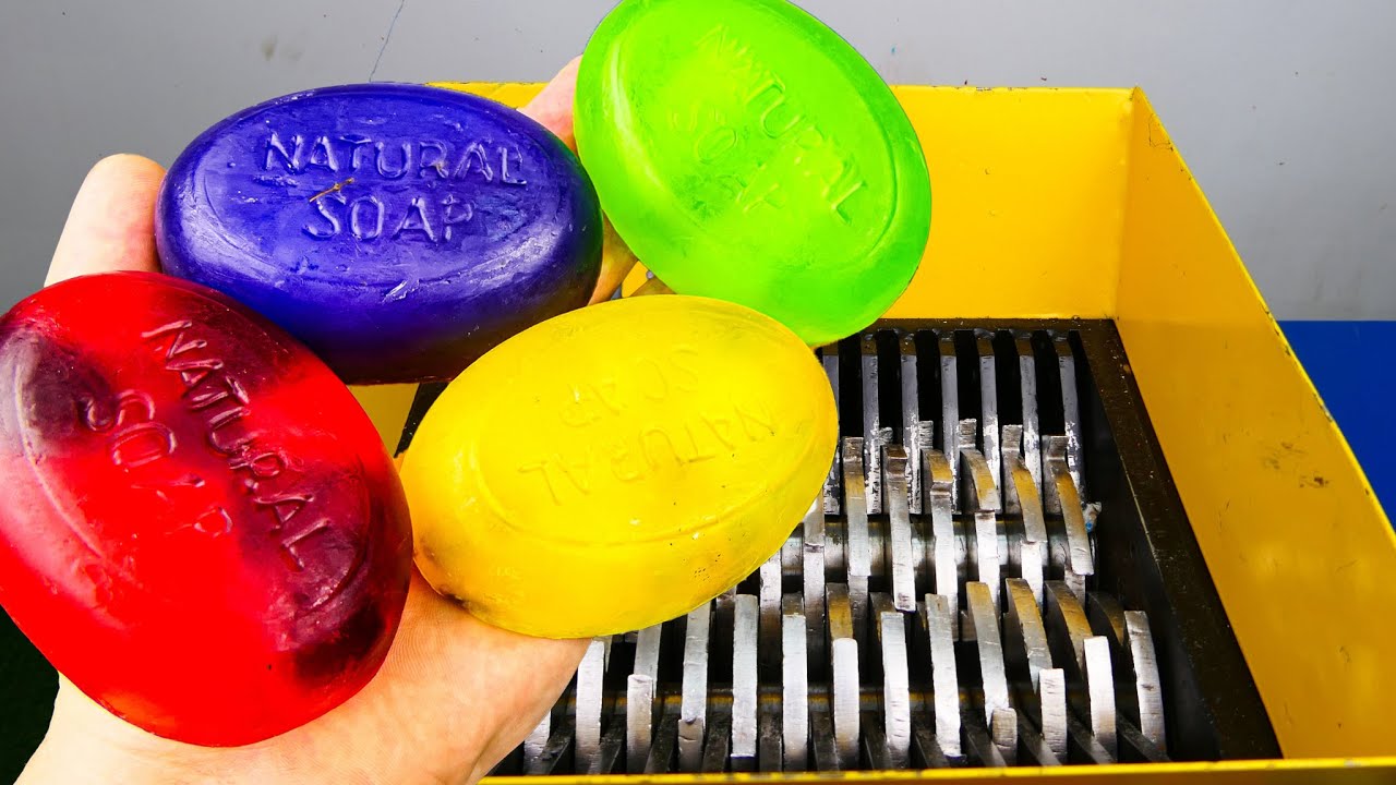 シュレッダー vs 柔らかくて柔らかい石鹸