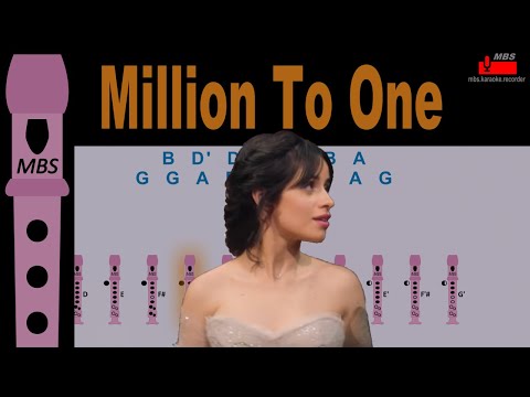 Million To One Camila Cabello, Cinderella, Flute Recorder Tutorial / How To Play