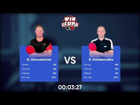 00:00 Oleksandr Kalynevych 3 - 1 Roman Shtukovanyi  West 5 WIN CUP 15.10.2022 | TABLE TENNIS WINCUP