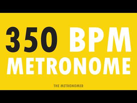 350 BPM Metronome | 15 Minute Metronome Practice