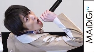 仮面ライダービルド・犬飼貴丈がハイテンションあいさつ！“エグゼイド”チームも決めせりふ連発で会場大盛り上がり　「仮面ライダー平成ジェネレーションズFINAL」舞台あいさつ1