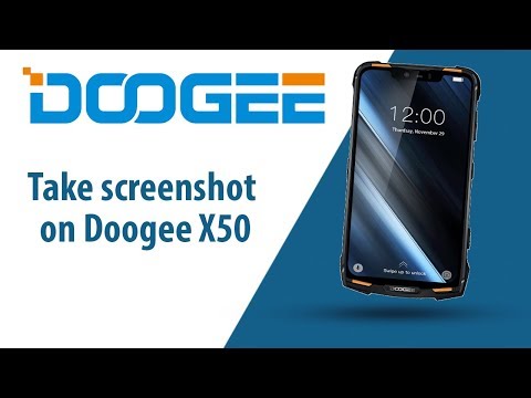 How to take screenshot on Doogee X50?