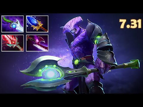 Faceless Void  7.31 Carry Build, Diffusal + Bloodthorn | Dota 2 New Meta Highlights