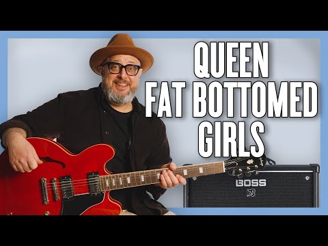 Learn to Play Queen Fat Bottomed Girls Guitar Lesson + Tutorial