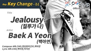 Jealousy - Baek A Yeon (b1 Ver.)ㆍ질투가 나 (feat. 박지민) 백아연 [K-POP MR★Musicen]